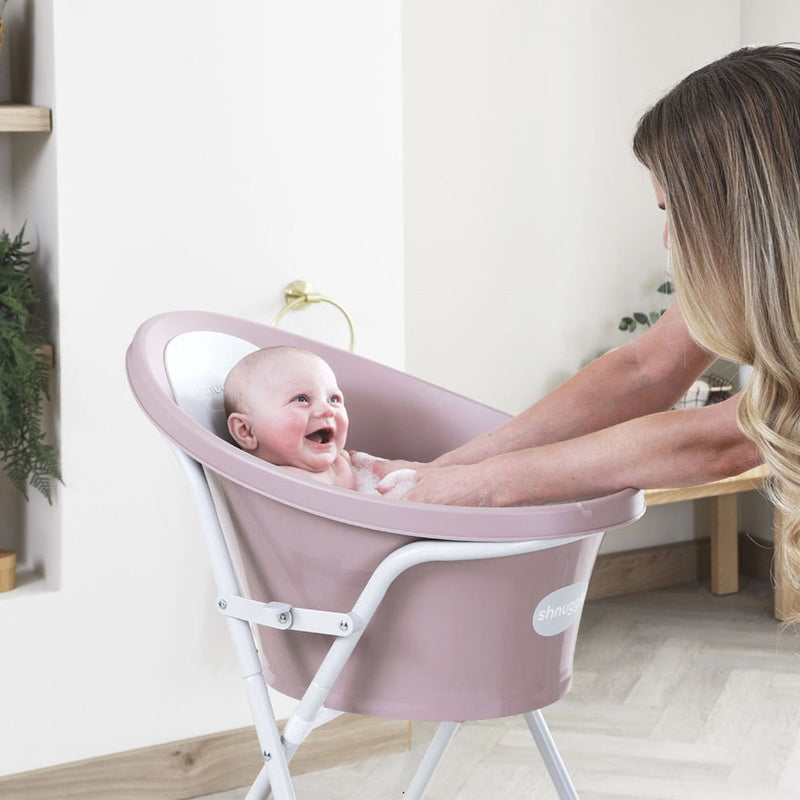 Shnuggle Baby Bath With Plug Blossom Pink