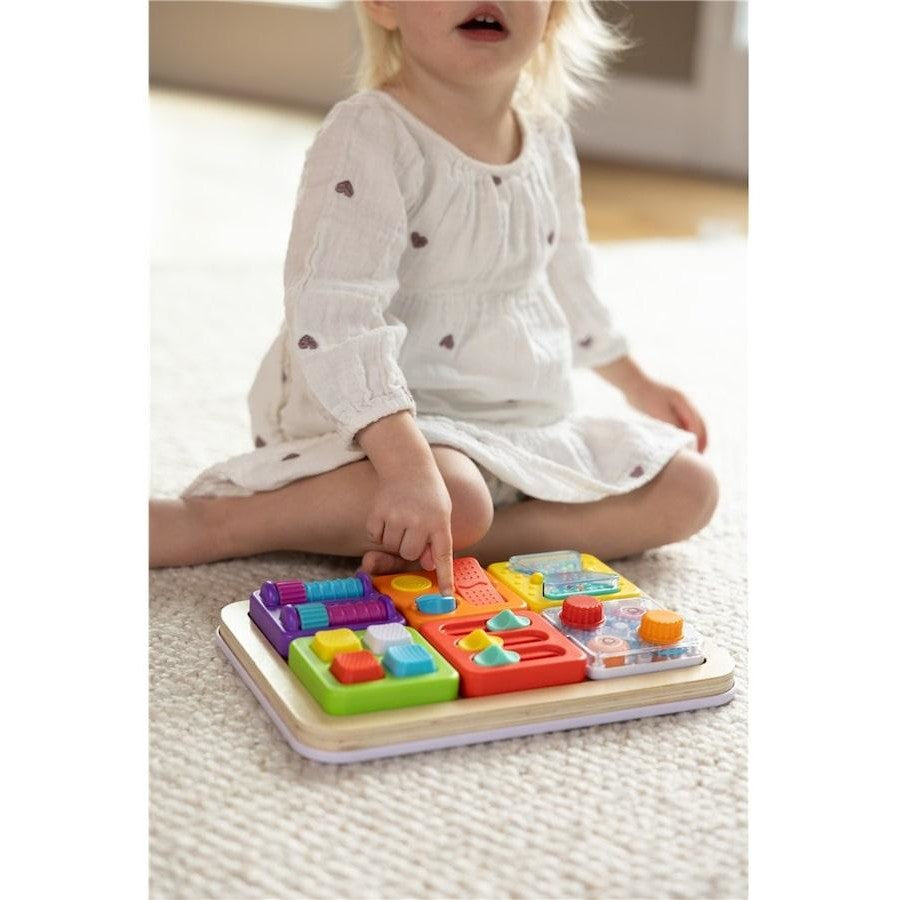 Fat Brain Toys PlayTab Tile Set 6 (Pulleys, Sliders, Spinners)