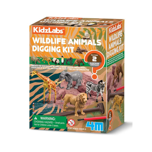 4M - KIDZLABS - WILDLIFE ANIMALS DIGGING KIT