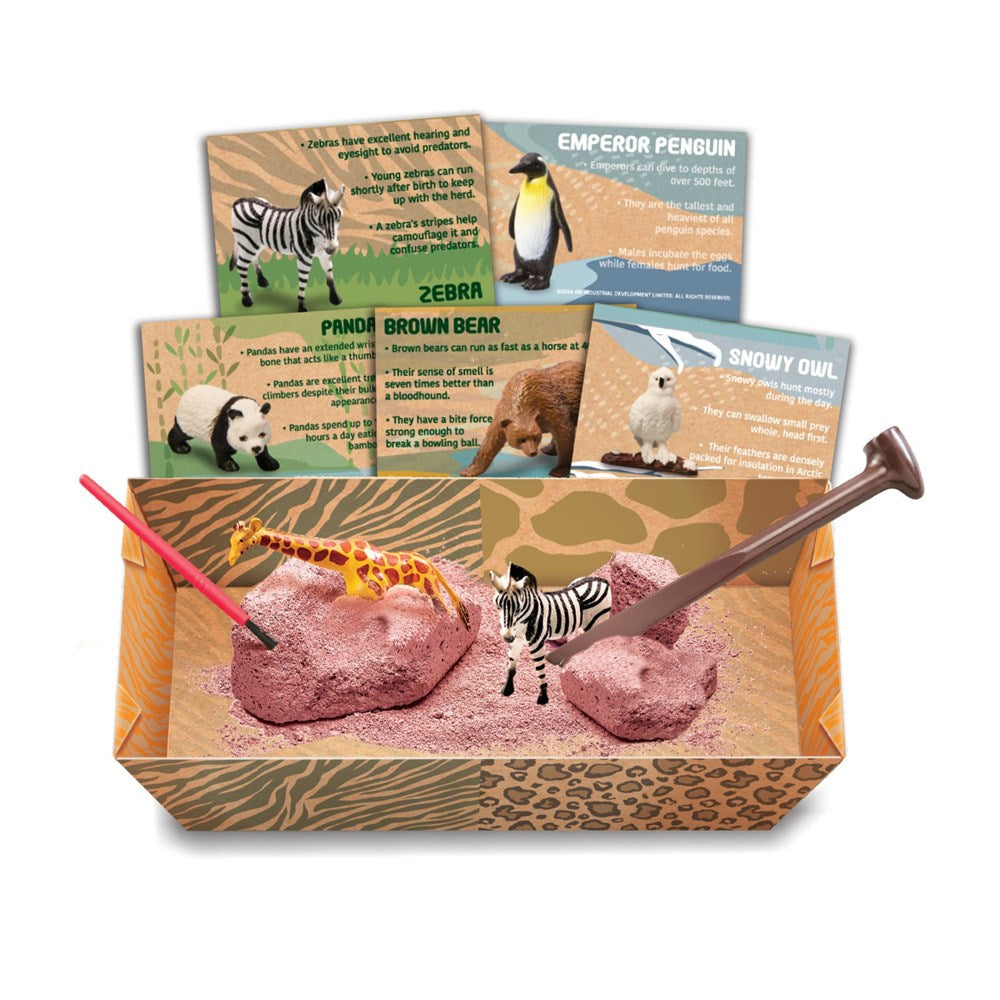4M - KIDZLABS - WILDLIFE ANIMALS DIGGING KIT