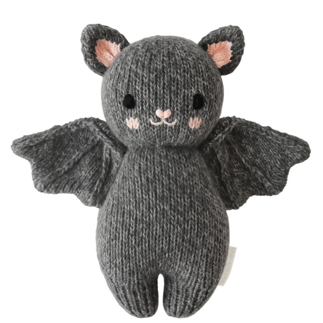 Cuddle Kind Bat Baby- Charcoal Halloween