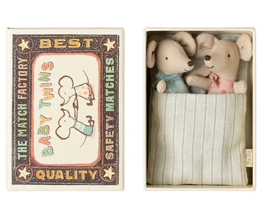 Maileg Mice Twins Baby in box