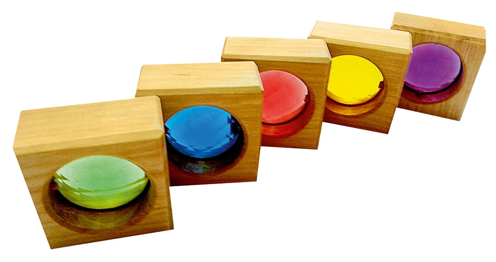 Bauspiel Stainglass Faceted Window Blocks
