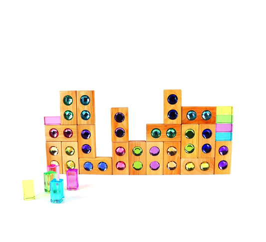 Bauspiel Colour Street Pastel Blocks
