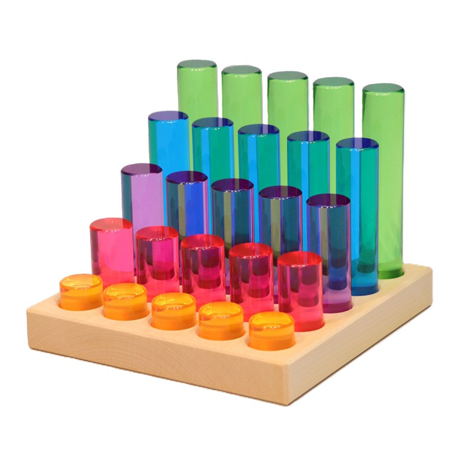 Bauspiel Luminous Pillars + Tray