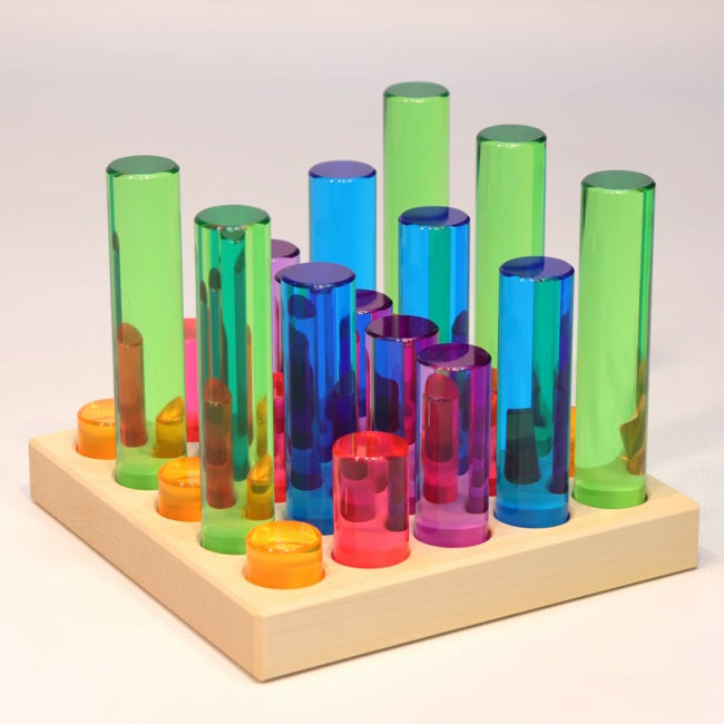 Bauspiel Luminous Pillars + Tray