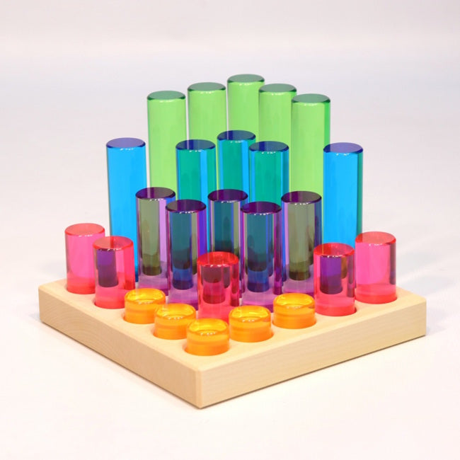 Bauspiel Luminous Pillars + Tray