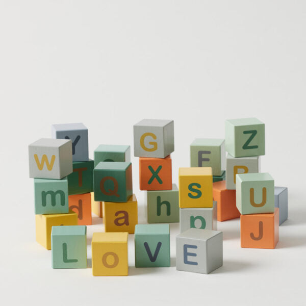 Wooden Alphabet Blocks