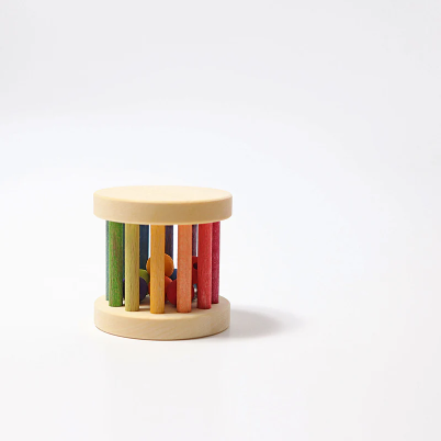 Grimm's Rattle Mini Rolling Wheel Baby Toys