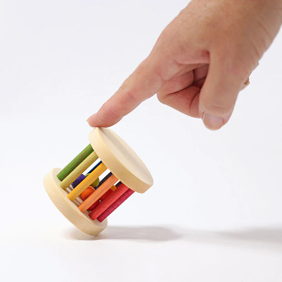 Grimm's Rattle Mini Rolling Wheel Baby Toys