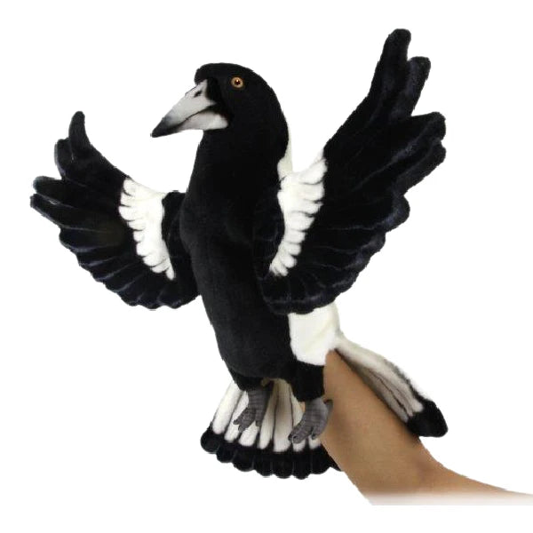 Hansa Creations Magpie Puppet