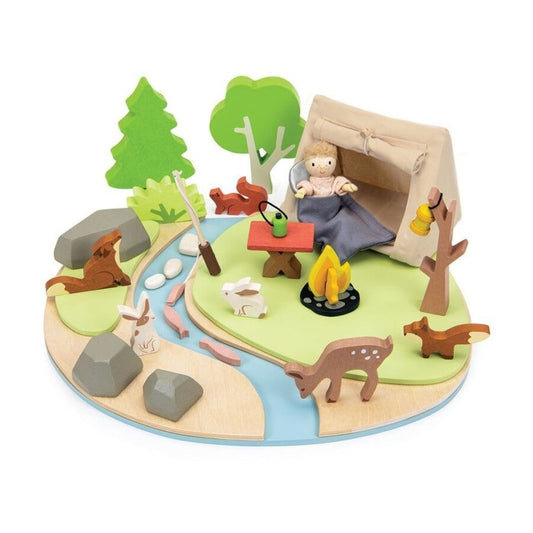 Tender Leaf Toys Wildlife Camping Playset