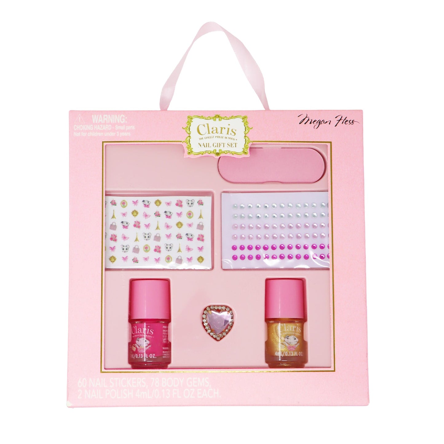 Claris the Chicest Mouse in Paris Nail Gift Set