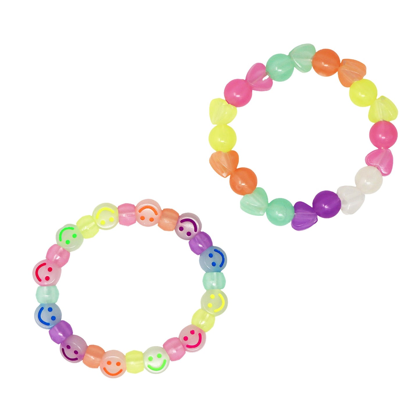 Pink Poppy Glow In The Dark Bracelet Set