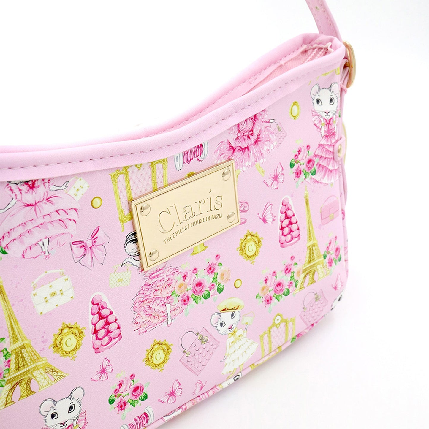 Claris the Chicest Mouse in Paris Fashion Shoulder Handbag