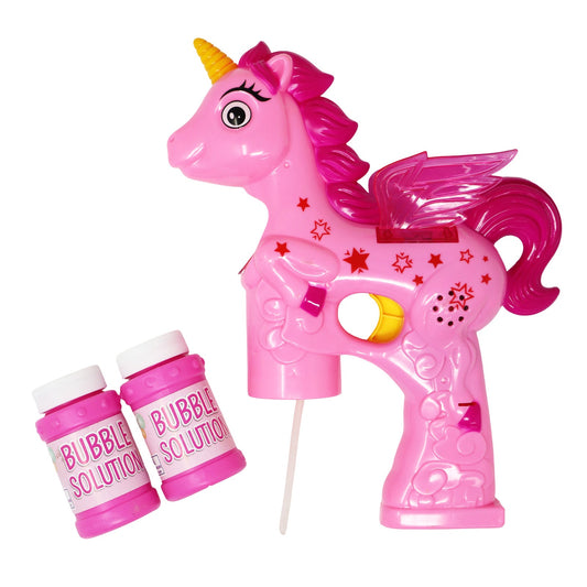 Pink Poppy Unicorn Bubble Gun