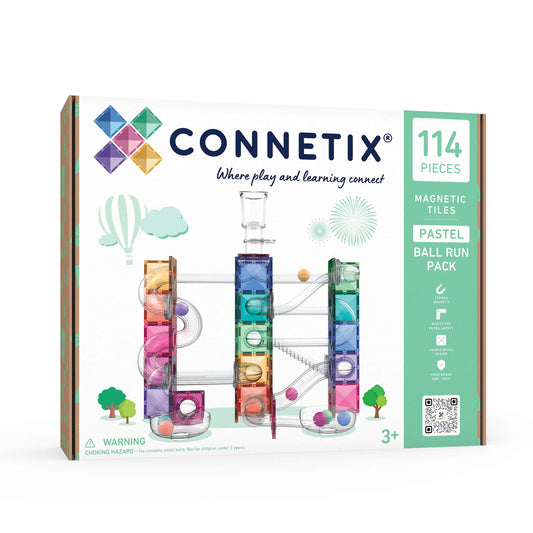 Connetix New Ball Run Pastel Pack 114 pc
