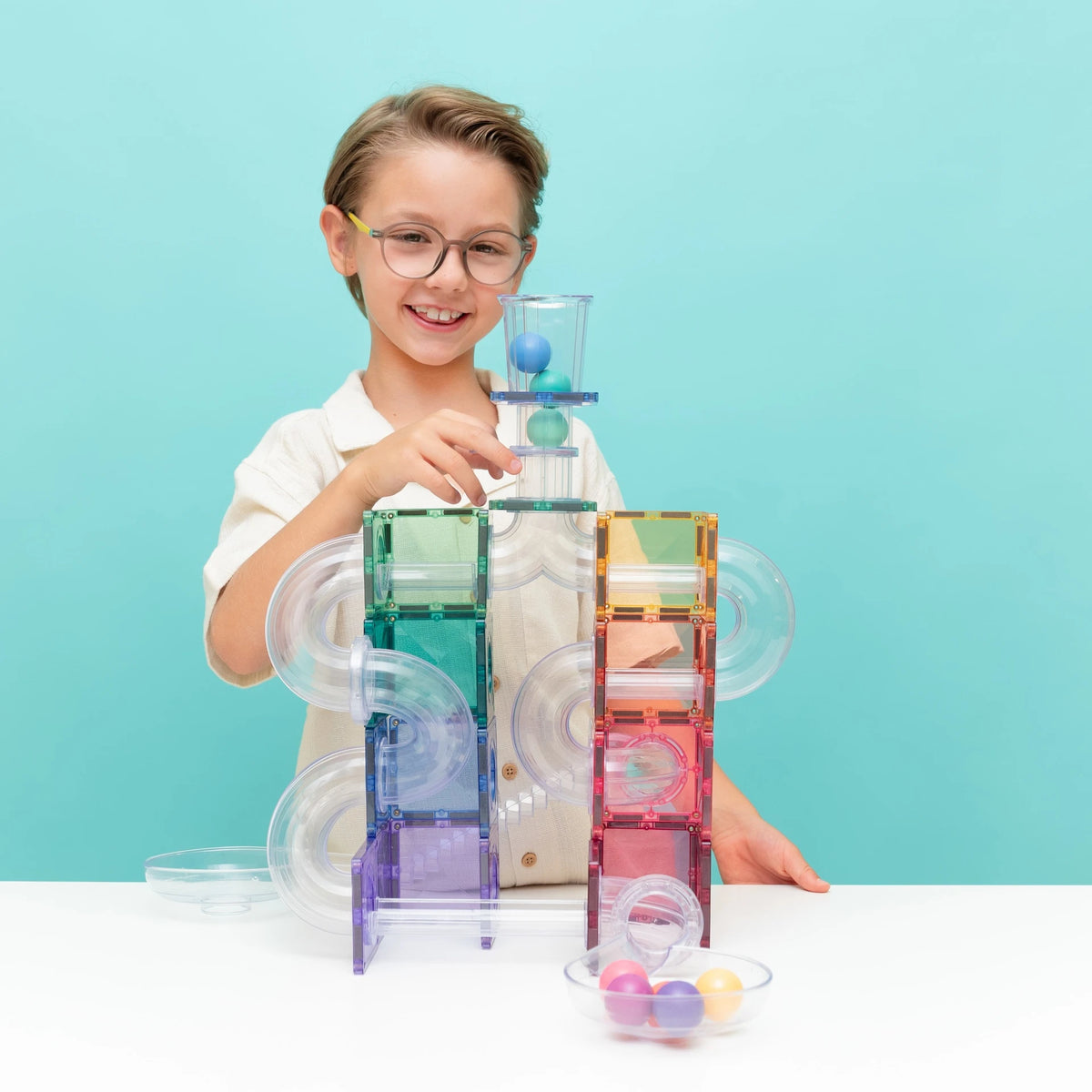 Connetix New Ball Run Pastel Pack 114 pc