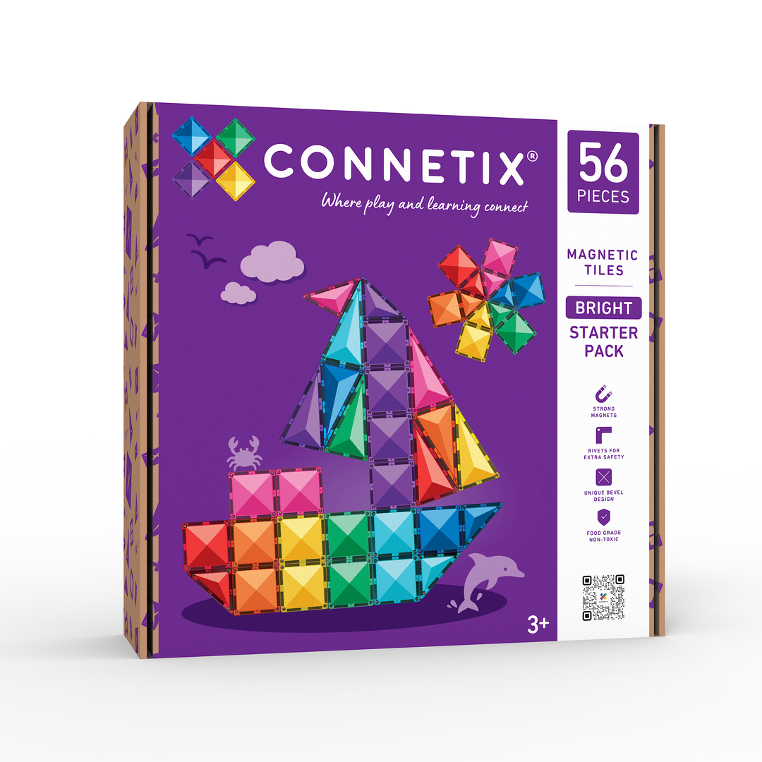Connetix New Bright Starter Pack 56 pc
