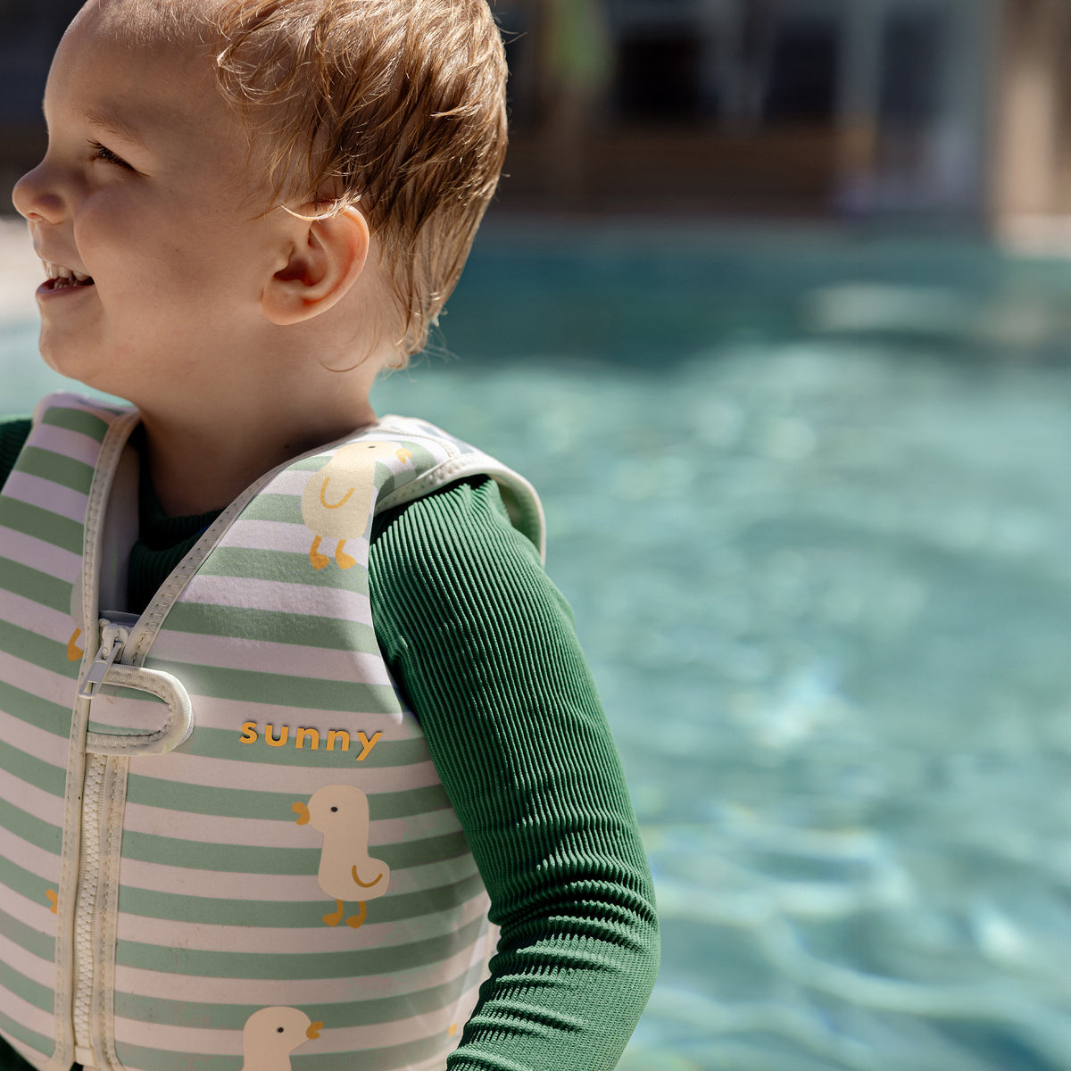 SUNNYLIFE KIDS SWIM VEST 1-2 - DEX THE DUCK