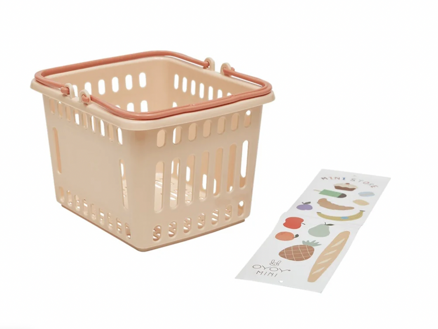 OYOY Yummy shopping basket - coral