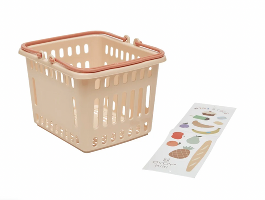 OYOY Yummy shopping basket - coral
