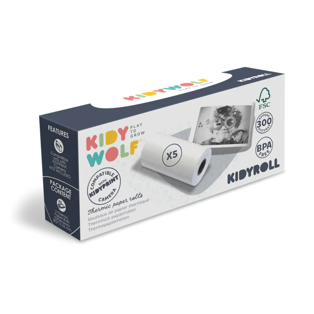 Kidywolf - Kidyroll Paper Rolls for your KIDYPRINT / K-PRINT device