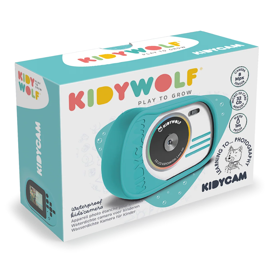 Kidywolf - Kidycam Waterproof Kids Camera - Colour Options Available