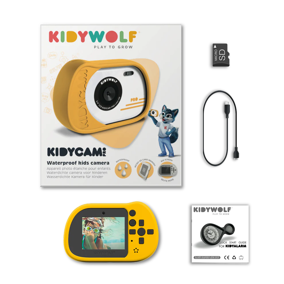 Kidywolf - Kidycam Waterproof Kids Camera - Colour Options Available