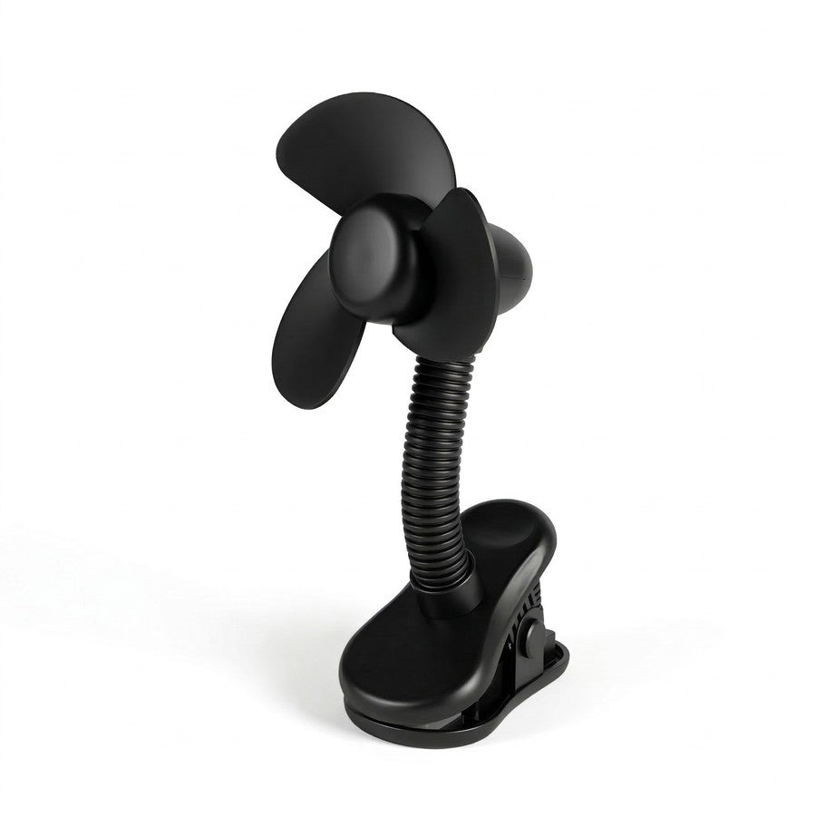 Childcare Stroller Fan - Black