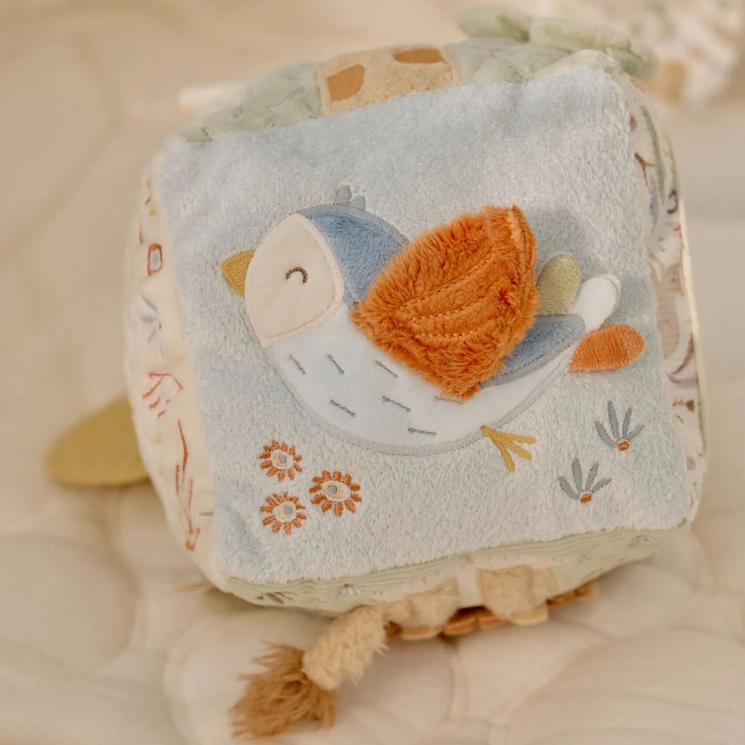 Little Dutch - Safari Friends Soft Activity Cube