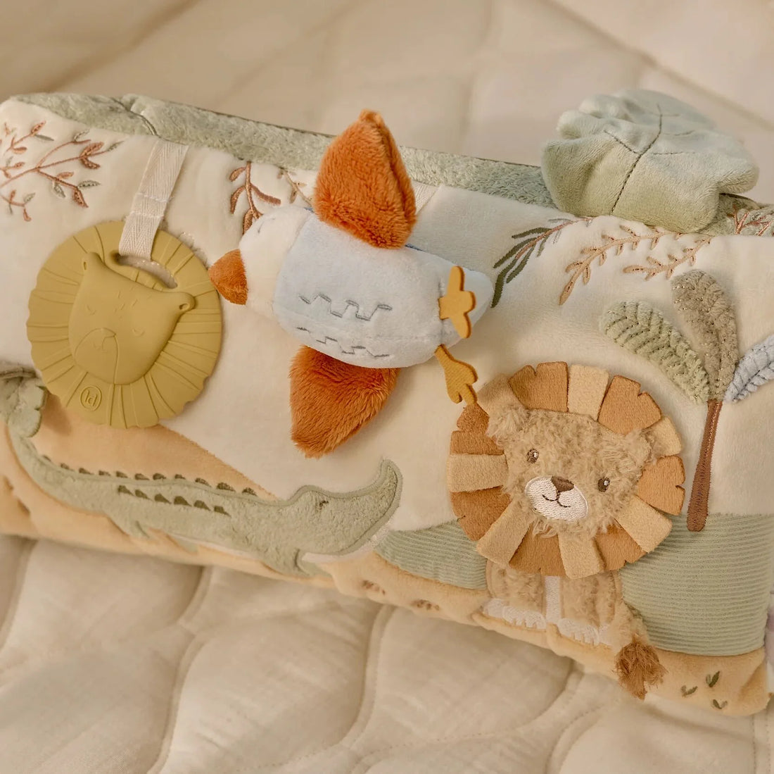 Little Dutch - Safari Friends Activity Triangle Baby Toy