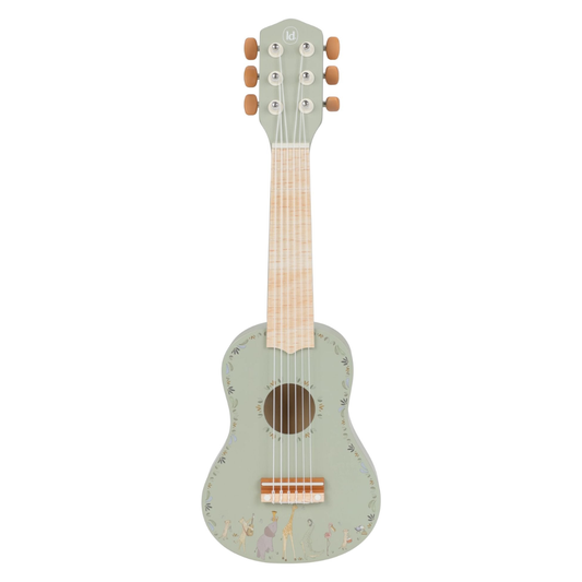 Little Dutch Safari Friends Wooden Guitar