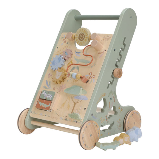 Little Dutch Safari Friends Wooden Baby Acitvity Walker