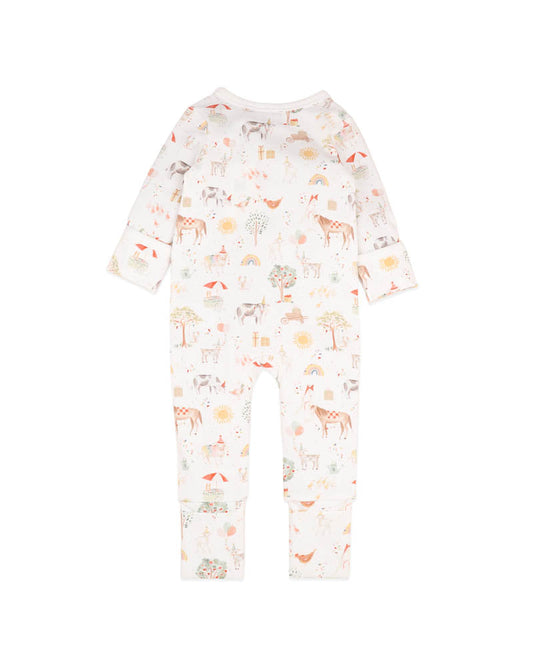 Bebe By Minihaha SCOUT ORGANIC LS ZIPSUIT
