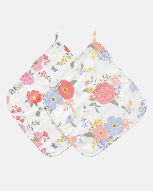 Toshi Baby Washcloth Muslin-2pcs Arcadia