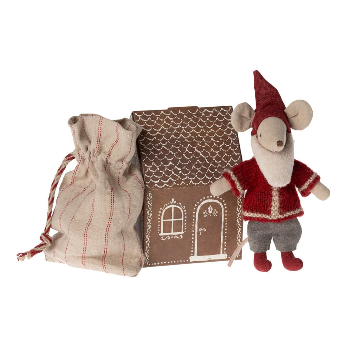 Maileg Santa Mouse with House (2023)