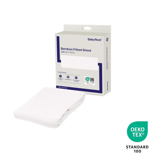 BabyRest Fitted Sheet - Bamboo 131x75