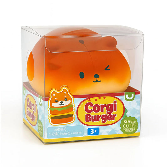 Keycraft Corgi Burger Squishy