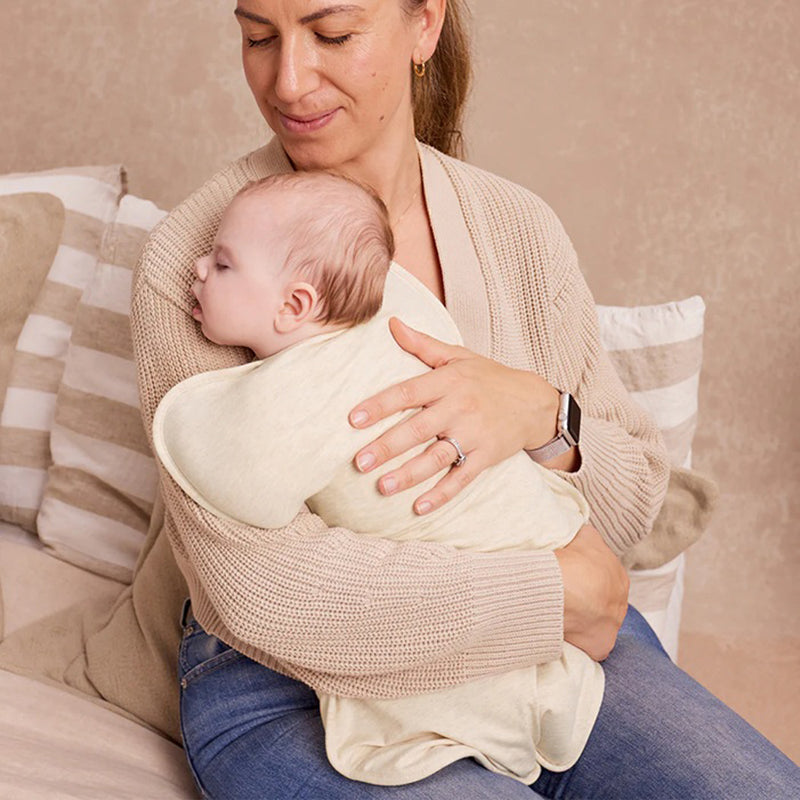Love To Dream SWADDLE UP 2.5T 16-20˚C QUILTED STRETCH COTTON BEES OATMEAL