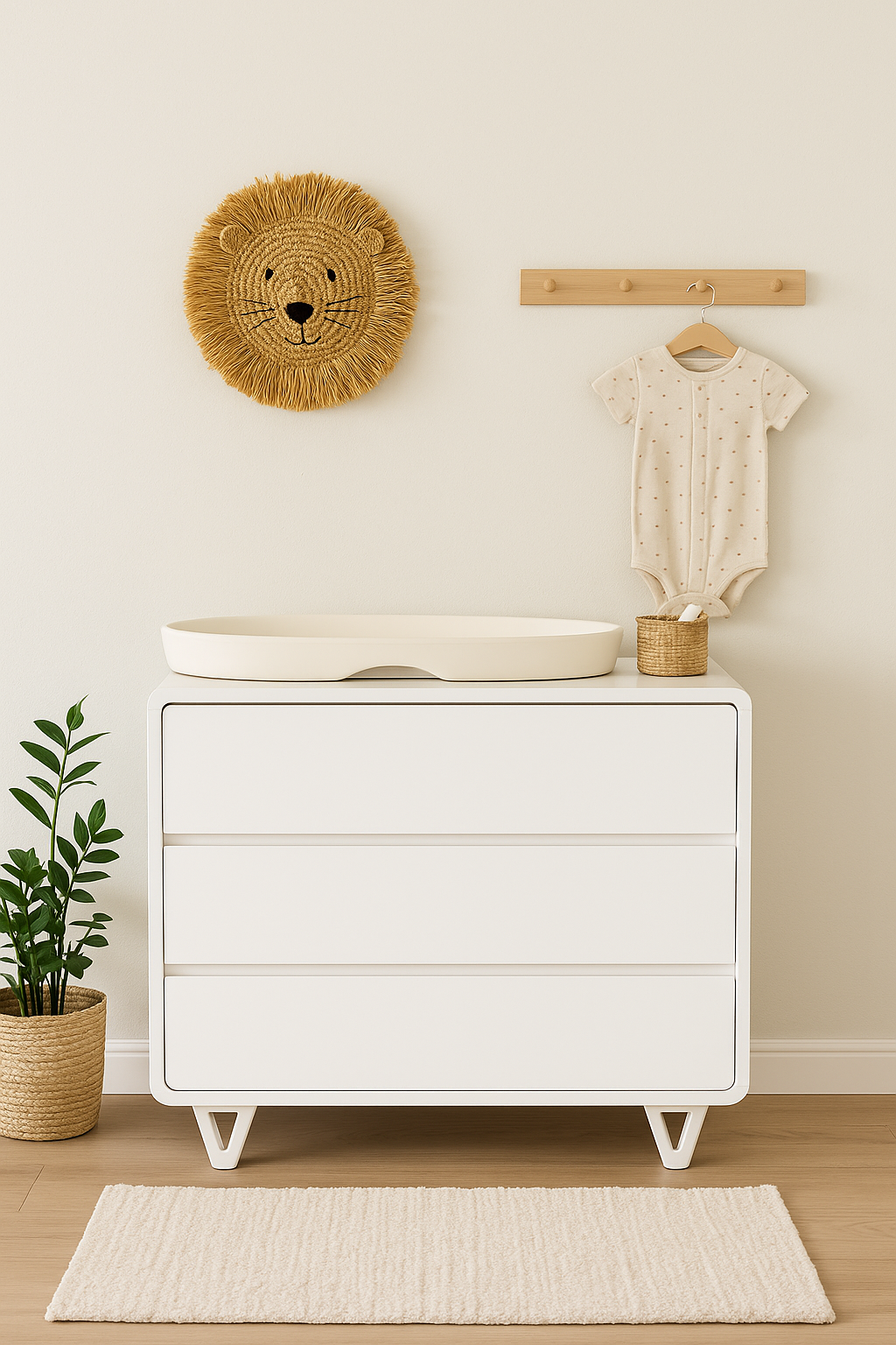 COCOON VIBE DRESSER - WHITE