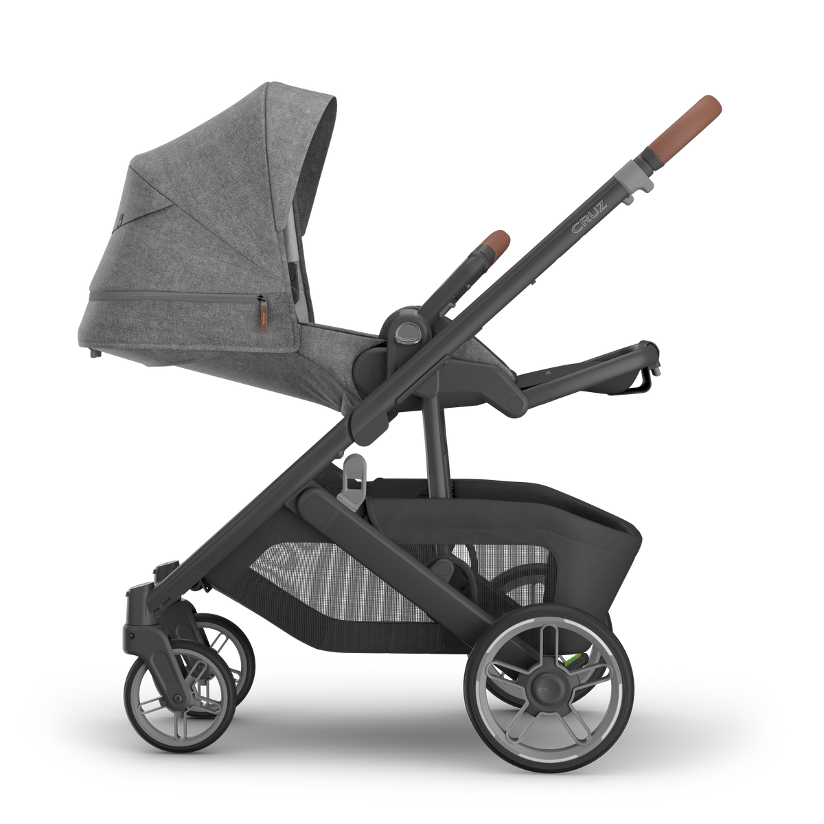UPPAbaby Cruz V3 Pram - Greyson
(Charcoal Melange/Carbon) + FREE PARENT ORGANISER