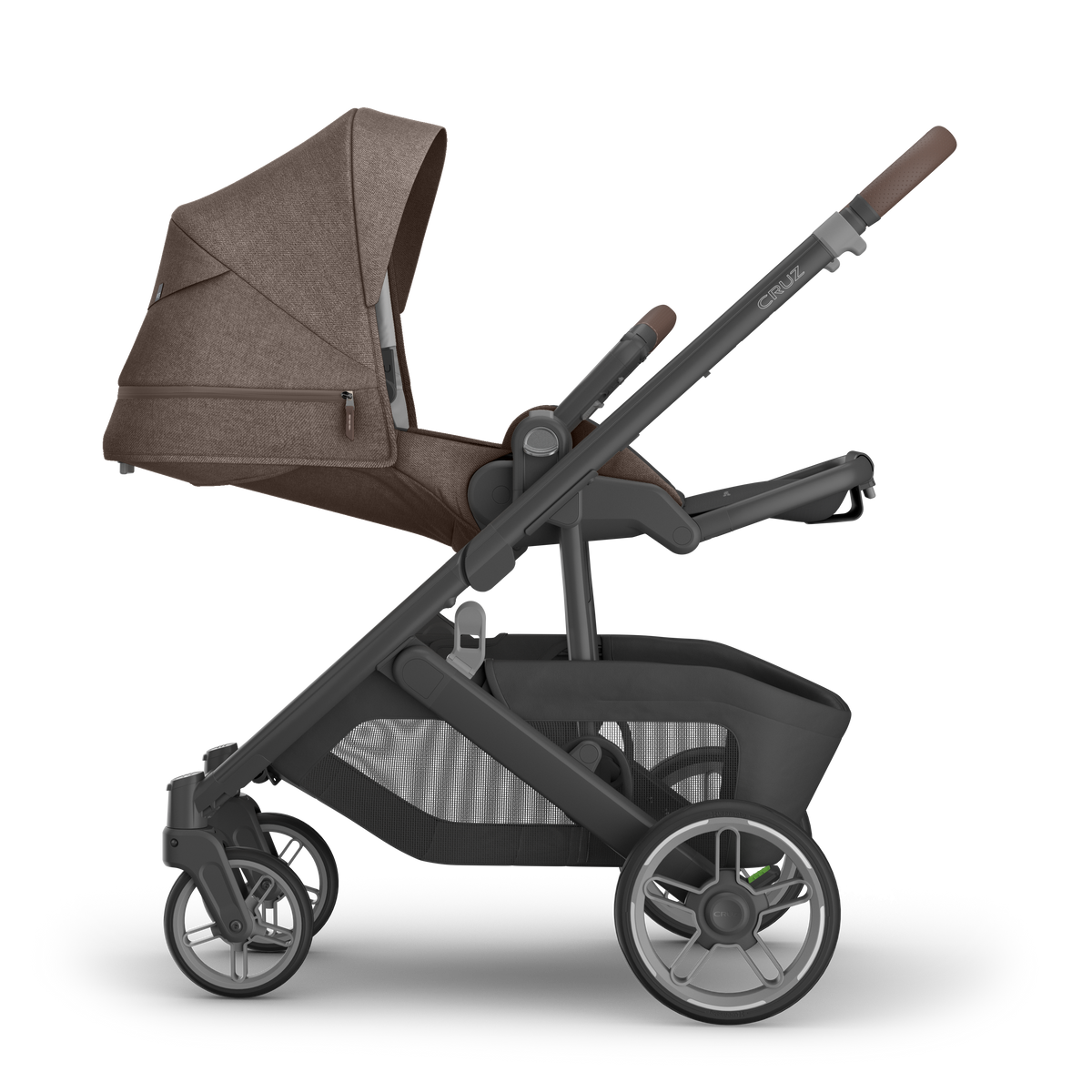 UPPAbaby Cruz V3 Pram - Owen
(Mocha Melange) + FREE PARENT ORGANISER