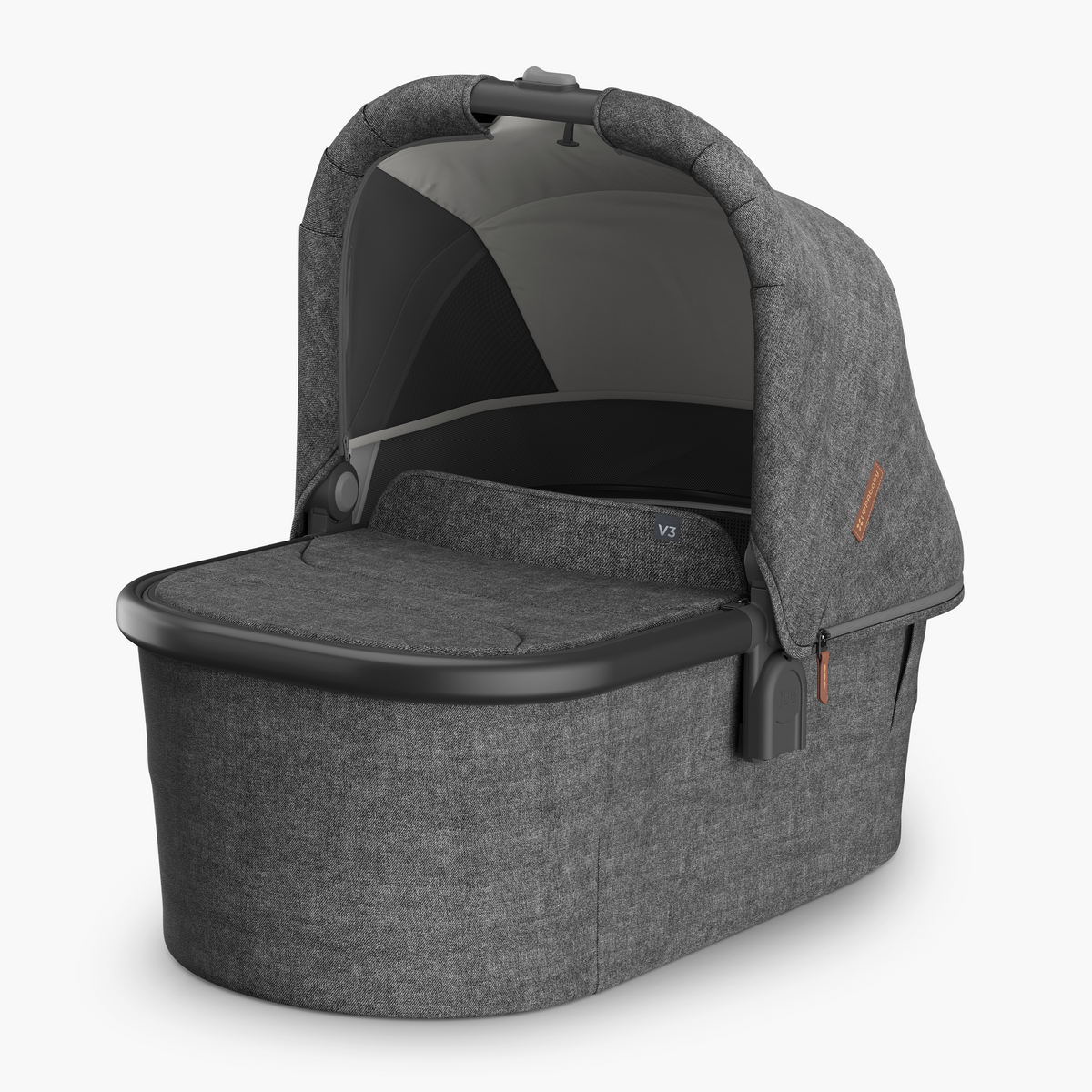 UPPAbaby V3 Bassinet - Greyson
(Charcoal Melange/Black)