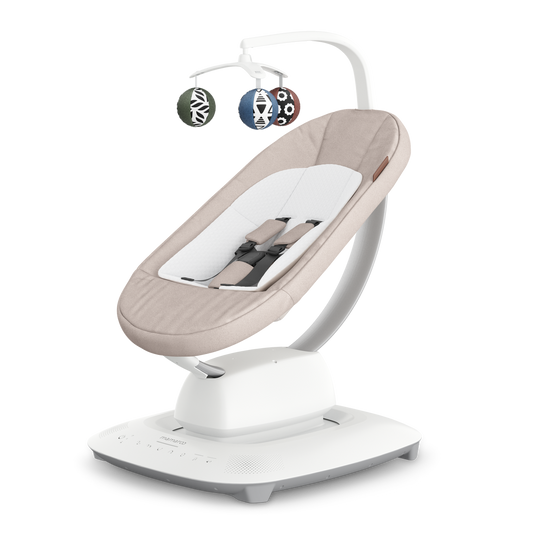 UPPAbaby Mamaroo Baby Swing -
Sand Melange (Charlie)