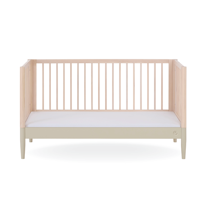 Gaia Baby Eos Cot Bed - Natural Ash | Desert Sage