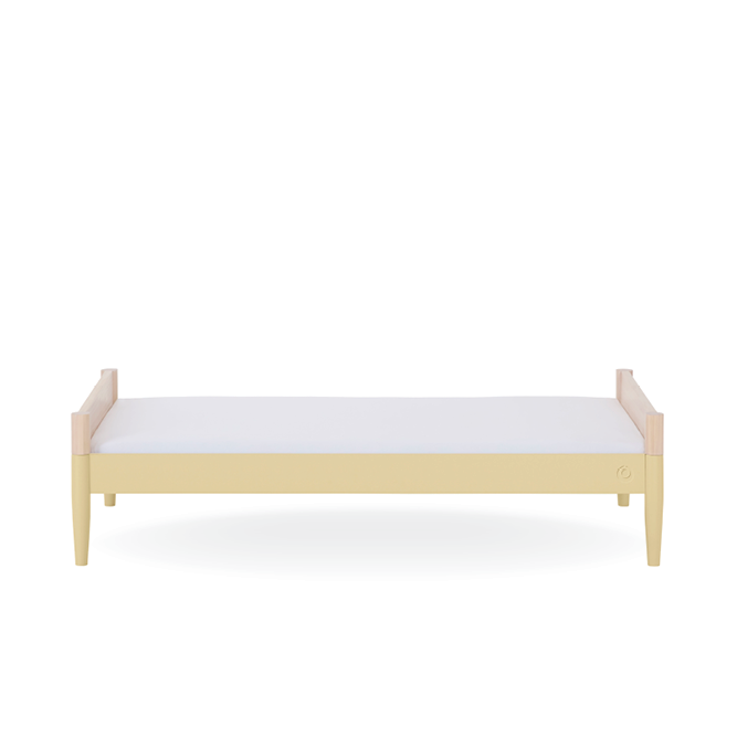 Gaia Baby Eos Cot Bed - Natural Ash | Primrose Yellow