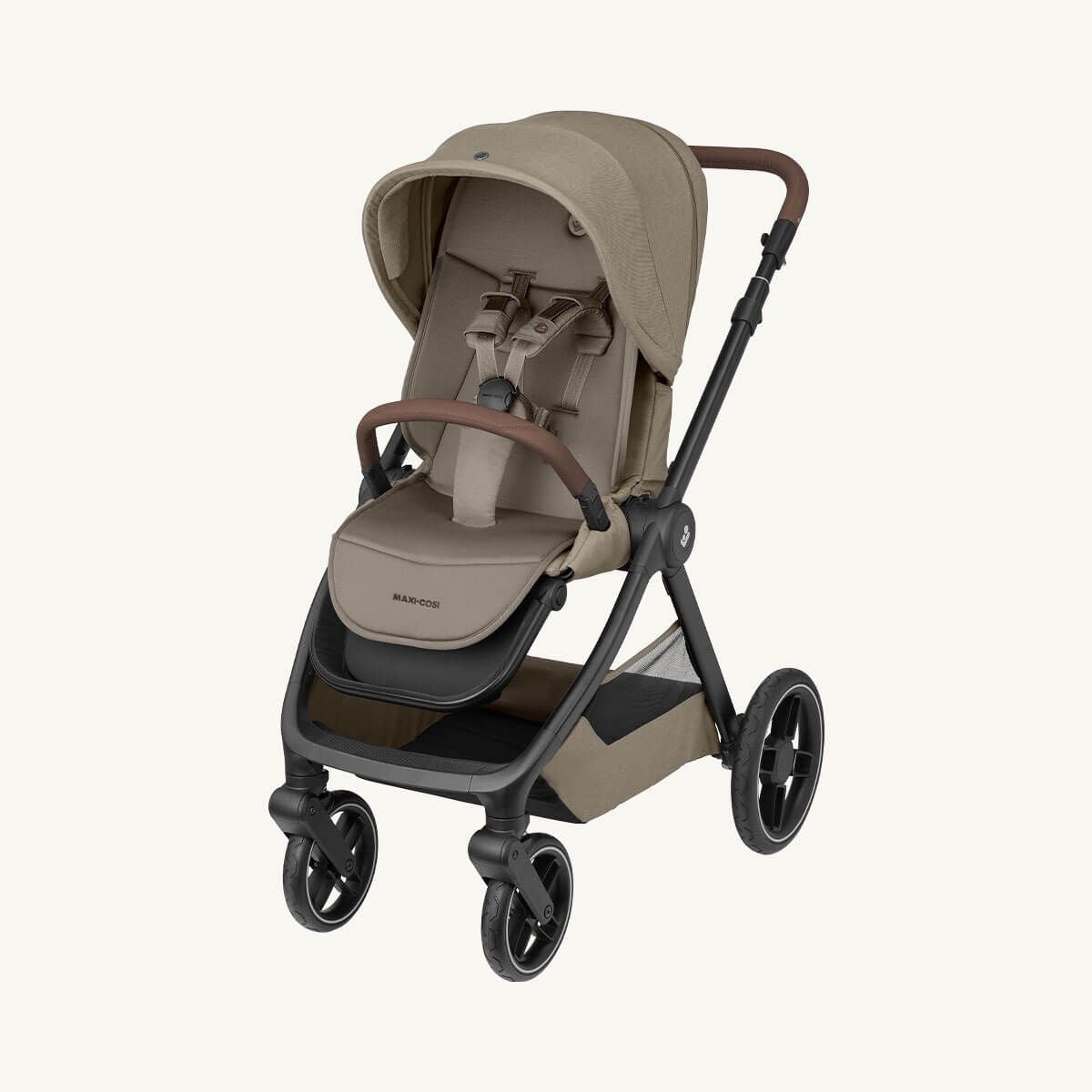 Maxi-Cosi Oxford Stroller and Sense Bassinet - Twillic Truffle