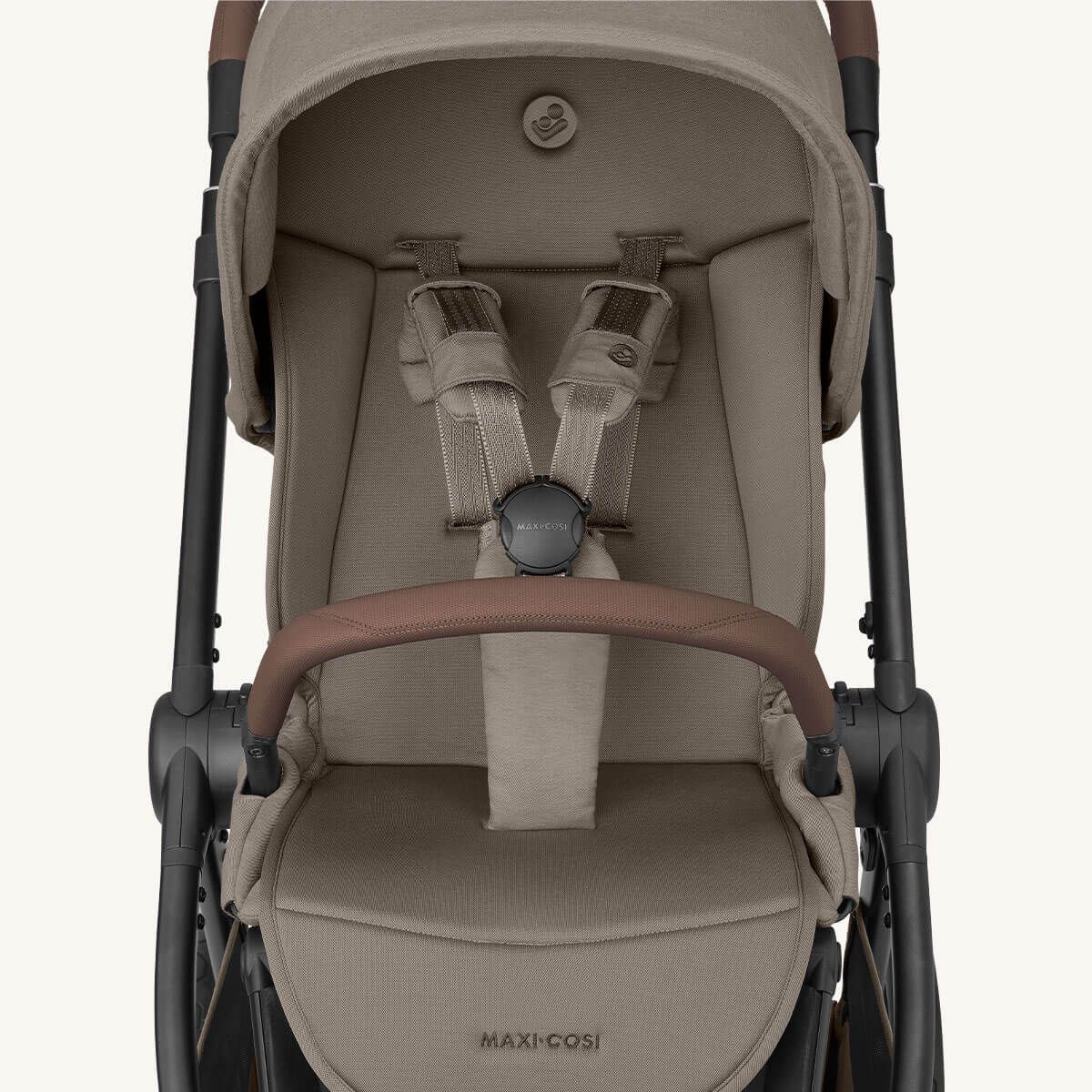 Maxi-Cosi Oxford Stroller and Sense Bassinet - Twillic Truffle
