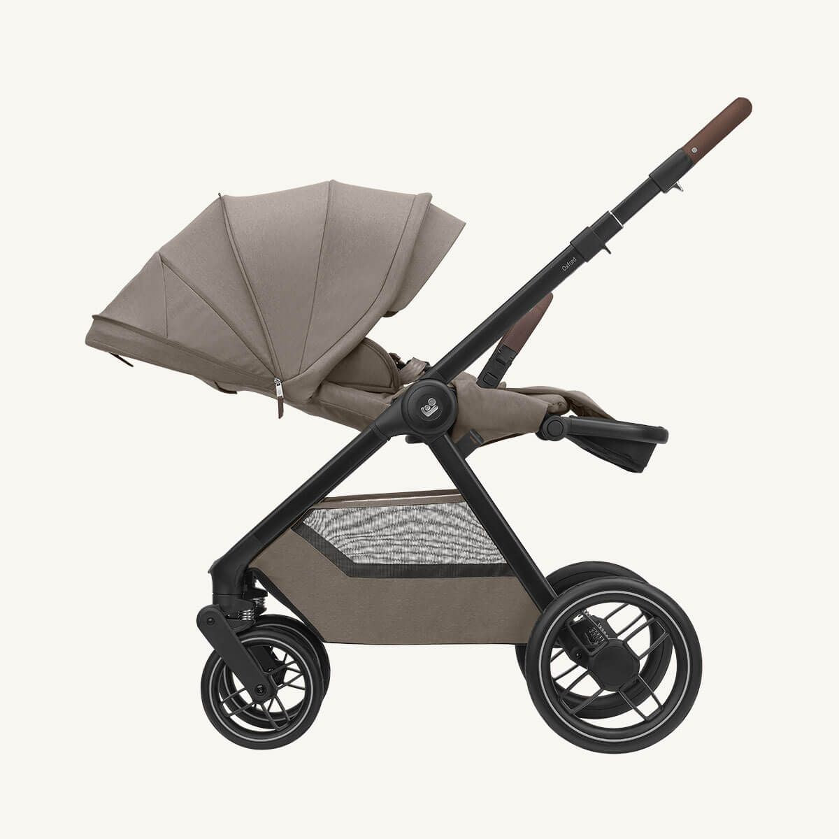 Maxi-Cosi Oxford Stroller and Sense Bassinet - Twillic Truffle